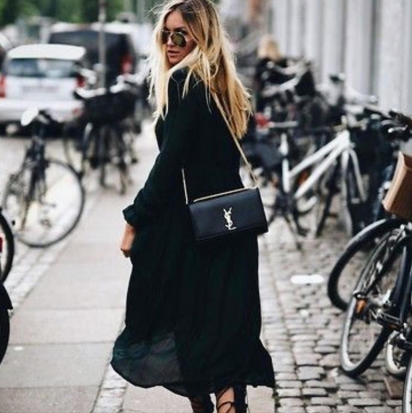 MSRP $2,600 YSL Saint Laurent Kate Grain de Poudre Shoulder/Crossbody - Picture 12 of 16